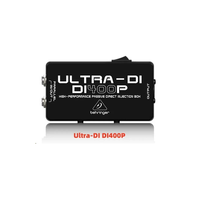 DI400P Professional and multi-purpose for stage and studio applications Provides impedance and signal matching