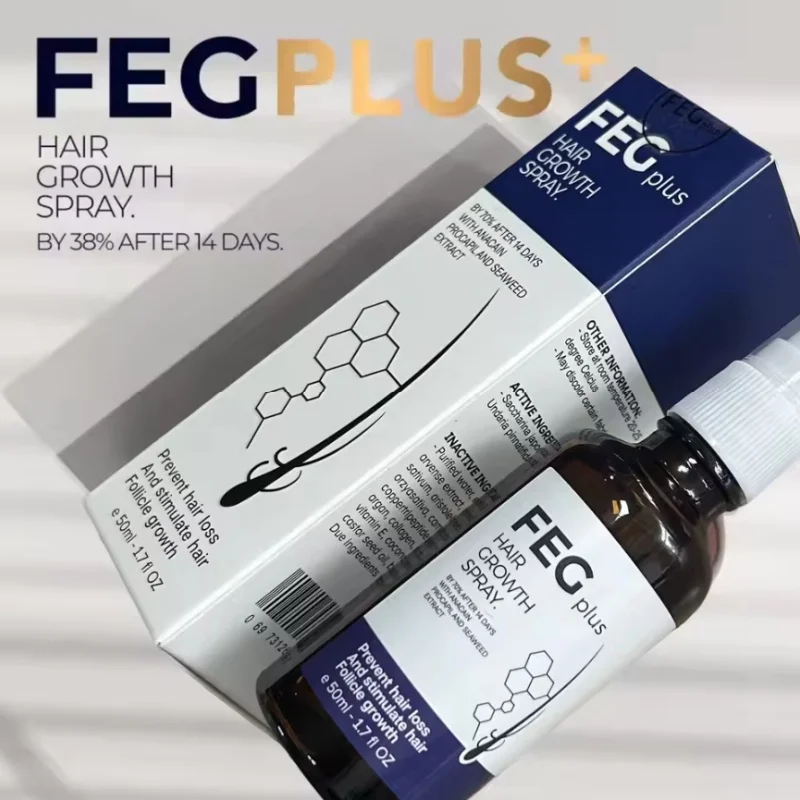 FEG Plus Original Spray Hair Care Spray That Focuses on Hair Health and Brings Shiny, Healthy Hair