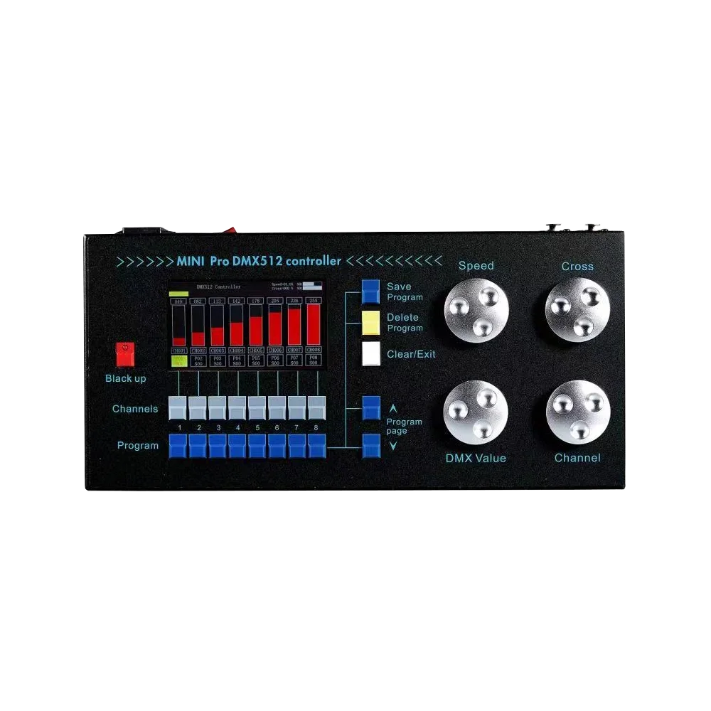 simar mini pro dmx512 touchscreen dimmer console controller voor videocamera licht