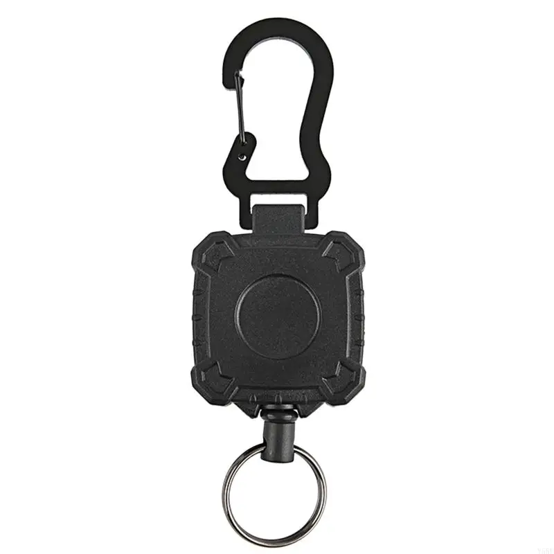 

Y55E ABS Plastic Retractable Badge Holder Reel, Heavy Duty Badge for Key Holder Clip, Retractable for Key Chain, Durable