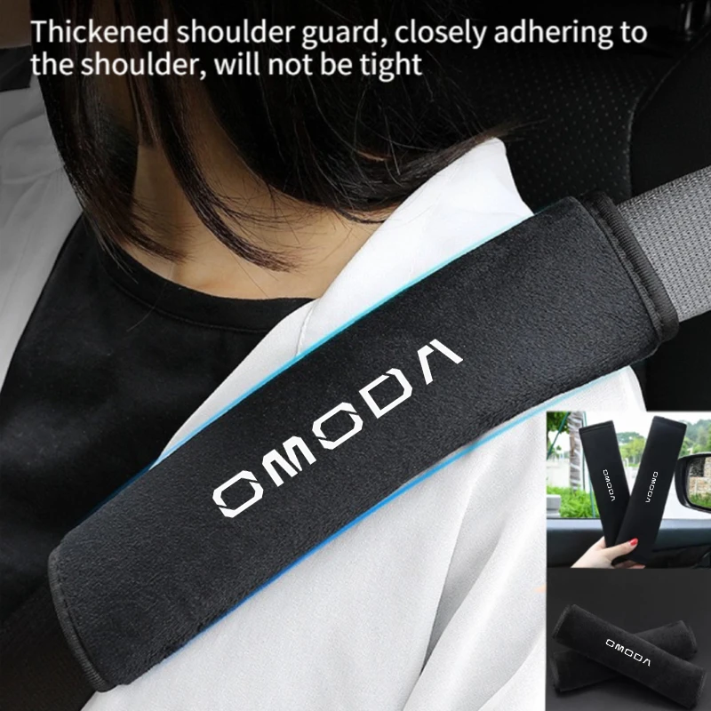 

2pcs Seat Belt Plush Shoulder strap Covers Car Shoulder Pad Seat Belt For Chery EXEED Omoda5 Omoda C5 S5/GT RX VX TXL LX FX O5