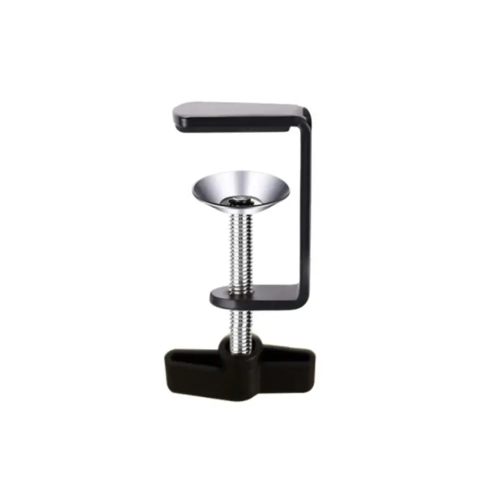 High Quality Metal Bracket Clamp Plastic Black White Desk Lamp Clip Desktop Bedside Clamp Lighting Accessories
