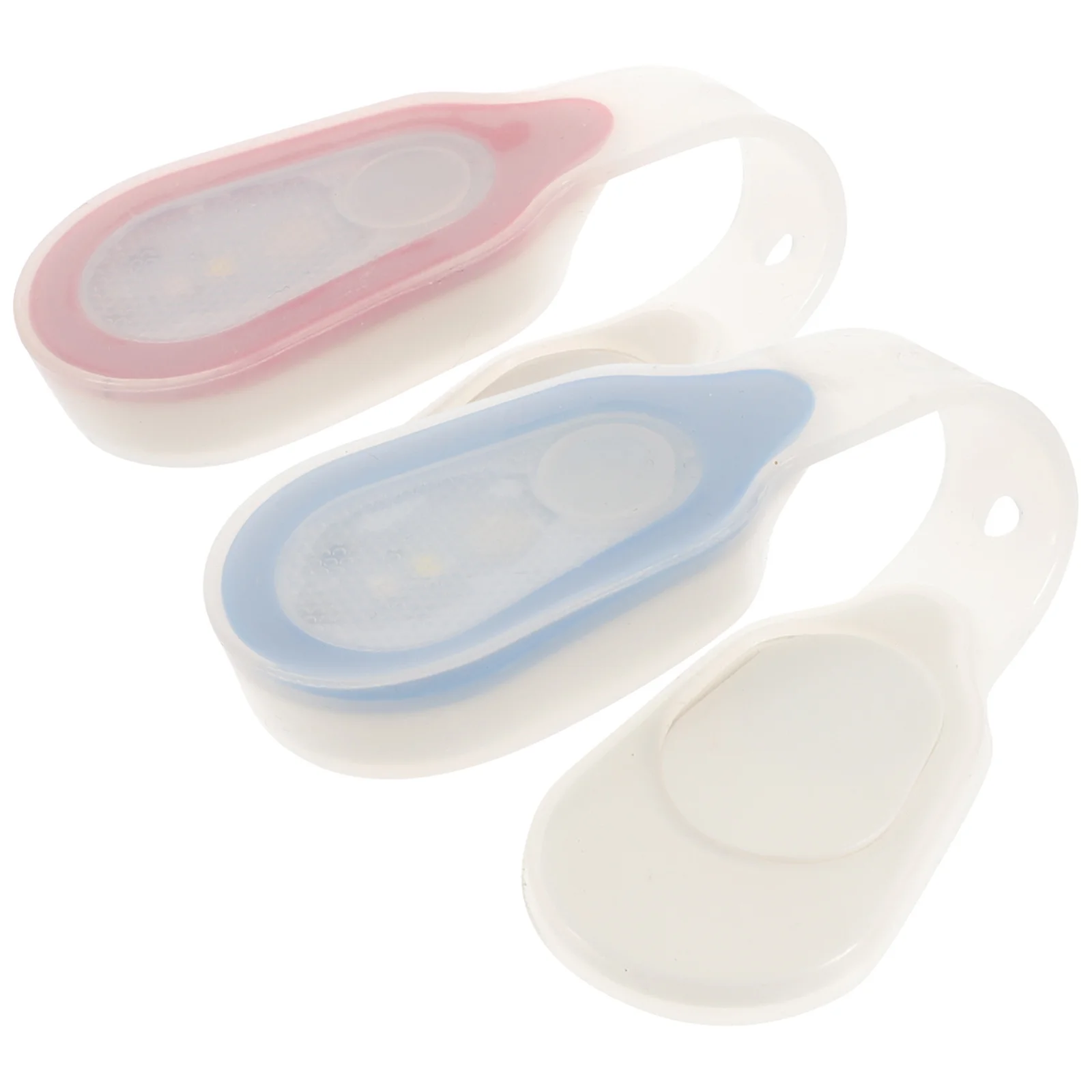 2 Stück Clip-on-Taschenlampen, Hände, Laufen, Joggen, Nachtsicherheitslichter für Radfahren, Wandern, Camping