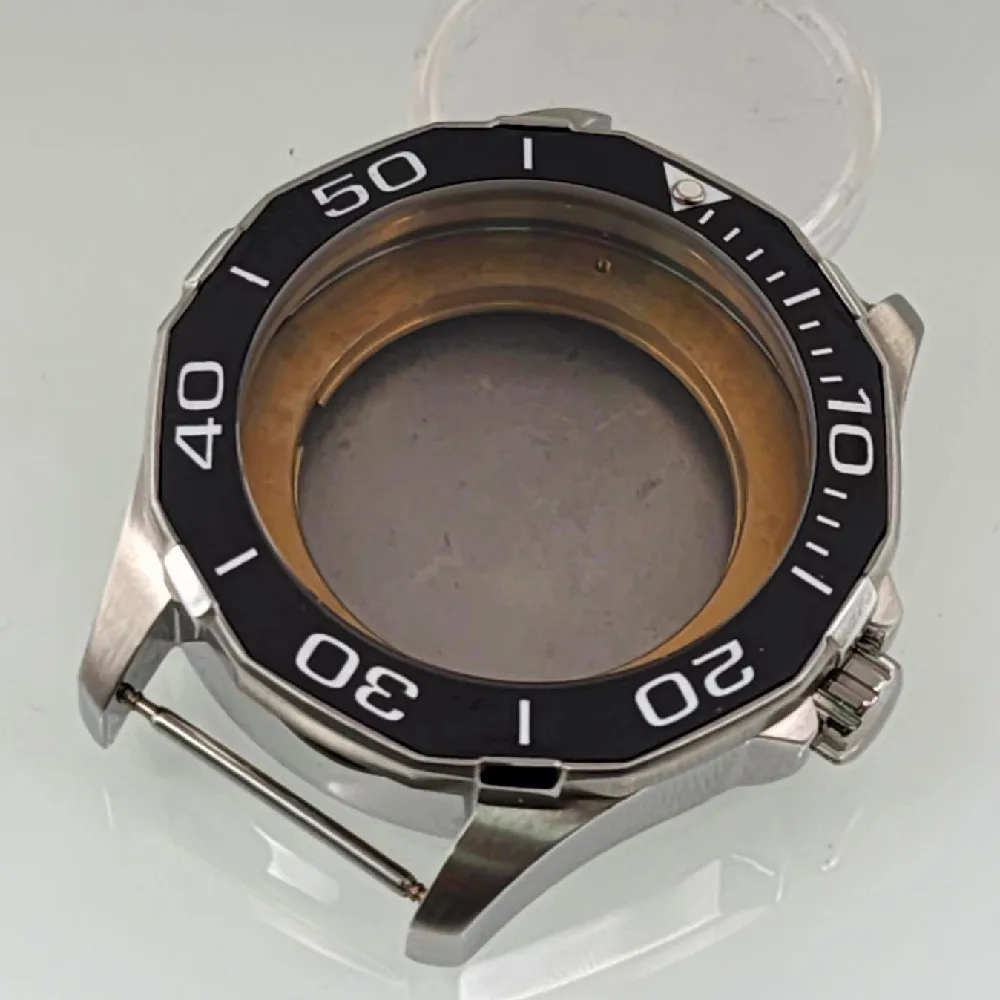 44mm Stainless Steel Sapphire Glass Watch Case For Eta2836 Miyota8215 Automatic Movement