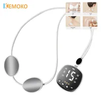 Smart Hanging Neck Cervical Spine Massager EMS TENS Pulse Heating Therapy Shoulder Pain Relief Neck Health Care Massage Tool