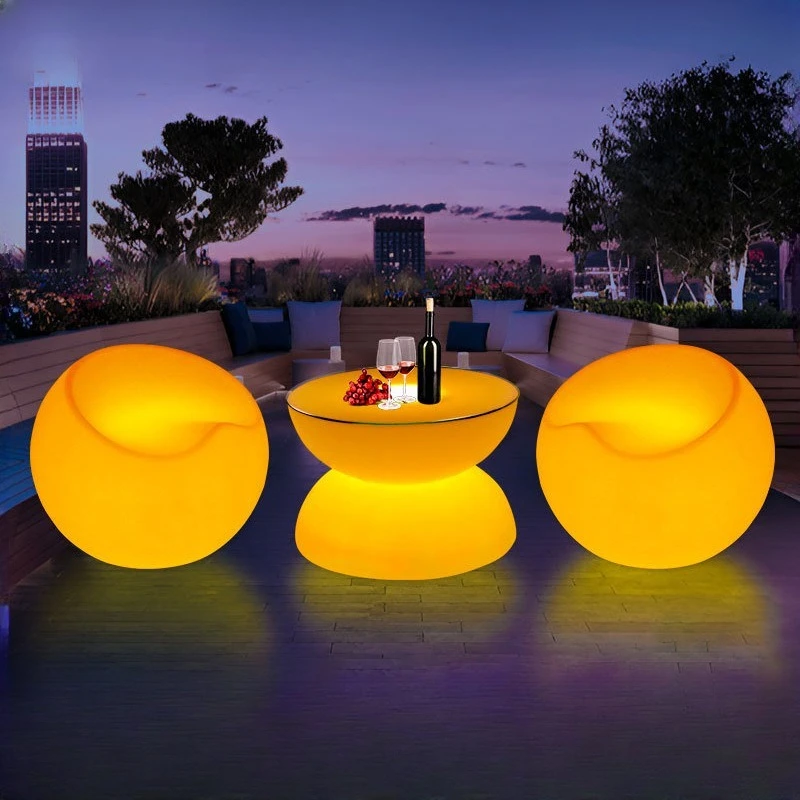 

Простые уличные столы, стулья, кофейные столики, музыкальные столы, диваны и кресла для переговоров с LED-подсветкой для ресторанов