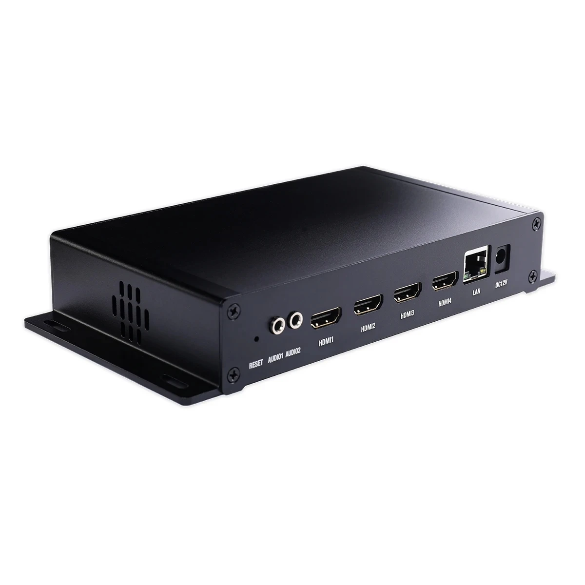 4-Channel HDMI to IP H264 H265 HDMI 4K Video Encoder Live Webcast for Streaming IPTV CATV Digital TV System RTMP/ RTSP /HTTP