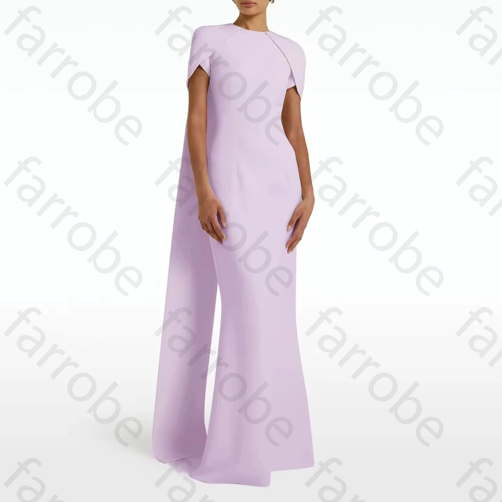 Eenvoudige elegante lila rechte avondjurken trouwjurk prachtige hoge kwaliteit sexy prom feestjurken voor vrouwen op maat