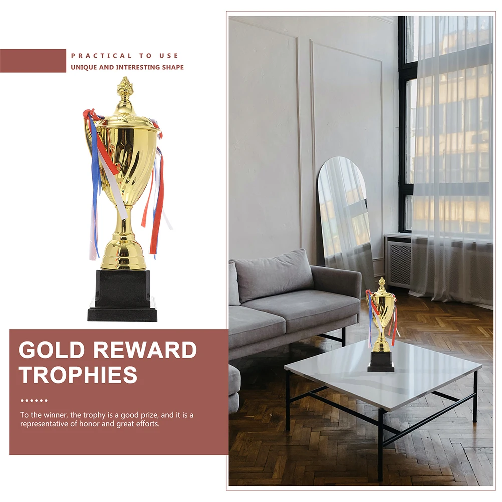 

1pcs Creative Kids Metal Award Competition School Sports Decor Party Favors Winner Compact Gold Champion Cup Classroom Supplies
