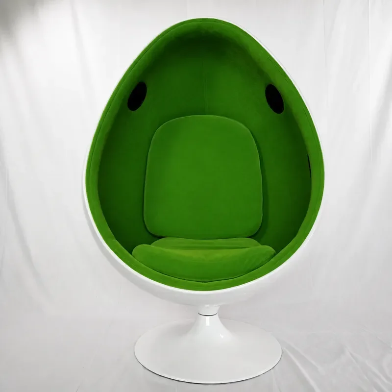 Nordic Creative FRP Goose Egg Chair Single Sofa Horn Ball Seat for RV Home Modern Design Manufacturer Direct