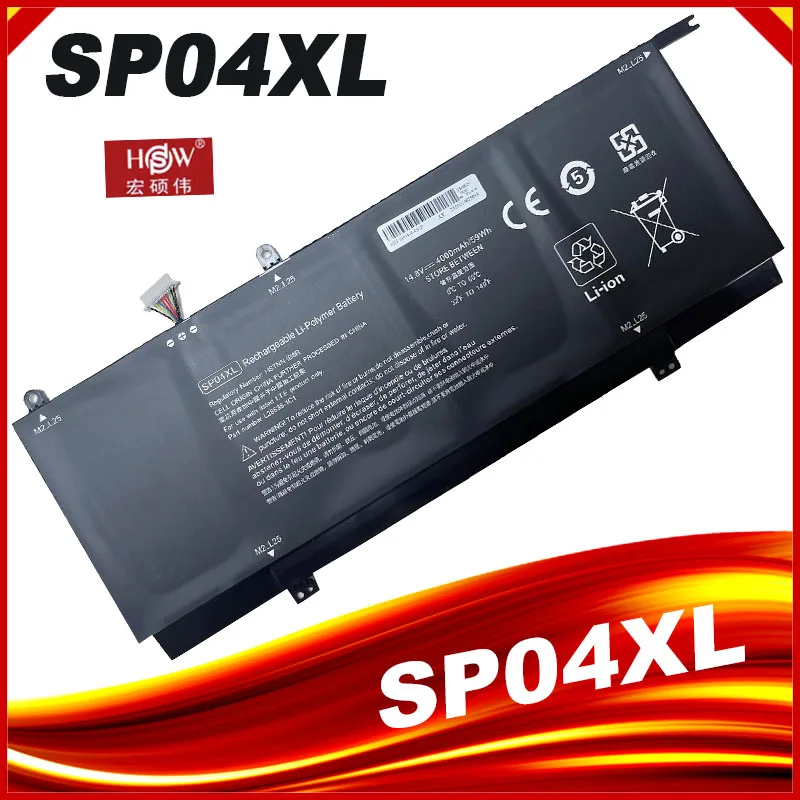 

New 15.4V 3990mAh SP04XL Laptop Battery For HP Spectre Chromebook x360 Convertible 13-AP 13-AP0000NA 13-AP0000NN 13-AP0002NW