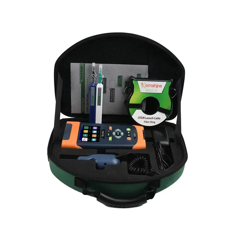QX55 Mini OTDR Optical Time-Domain Reflectometer Fiber Optic Tester Handheld OTDR Tester with Power Meter Light Power