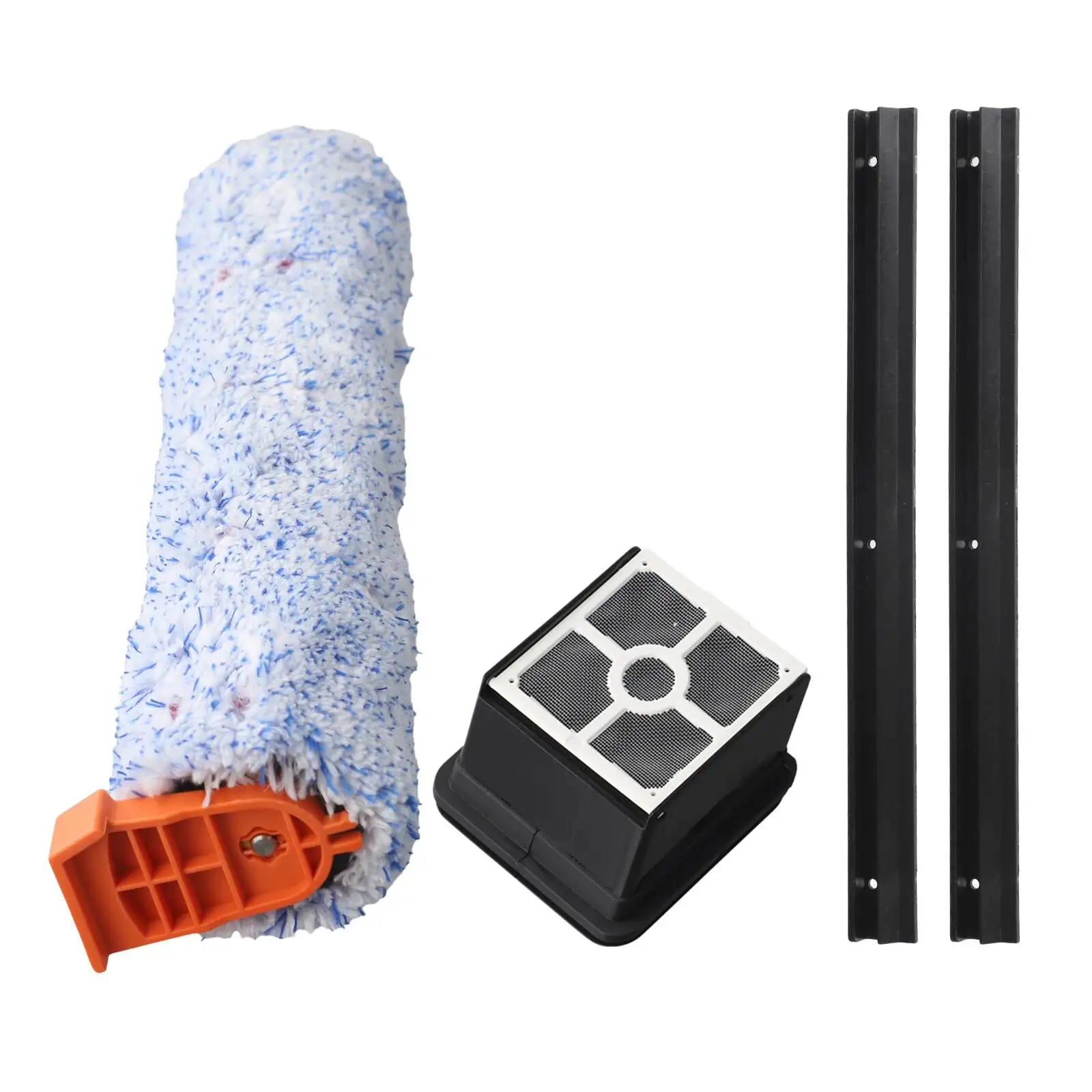 1Set ILIFE For W90 Filter Cloth Rubber Scraper Kit Cordless Wireless Dry Cleaning Smart Washing Mop Vacuum Cleaner Part tools