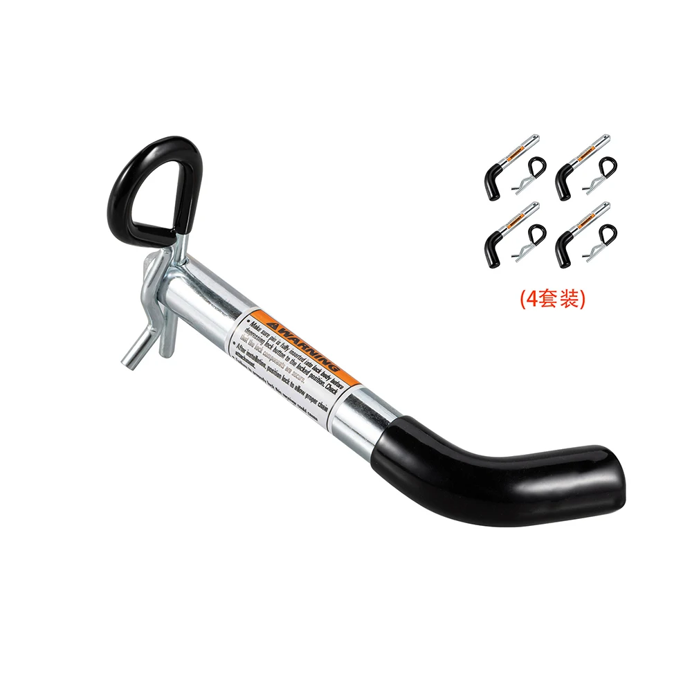 4 Pack 5/8 Inch Trailer Hitch Pin with R-Clip Galvanized Anti-Rust for 2 Inch Receiver Towing Hitch Accessories