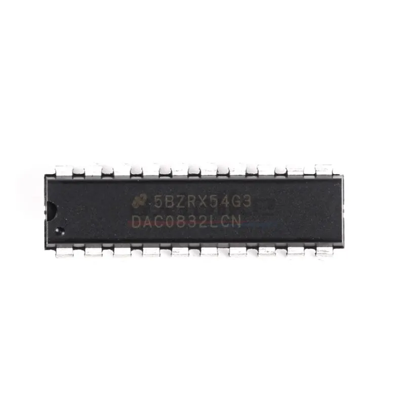 DAC0832 DAC0832LCN DIP-20 8-Bit Digital To Analog Converters MPU Compatible Double-Buffered DAC IC Chip