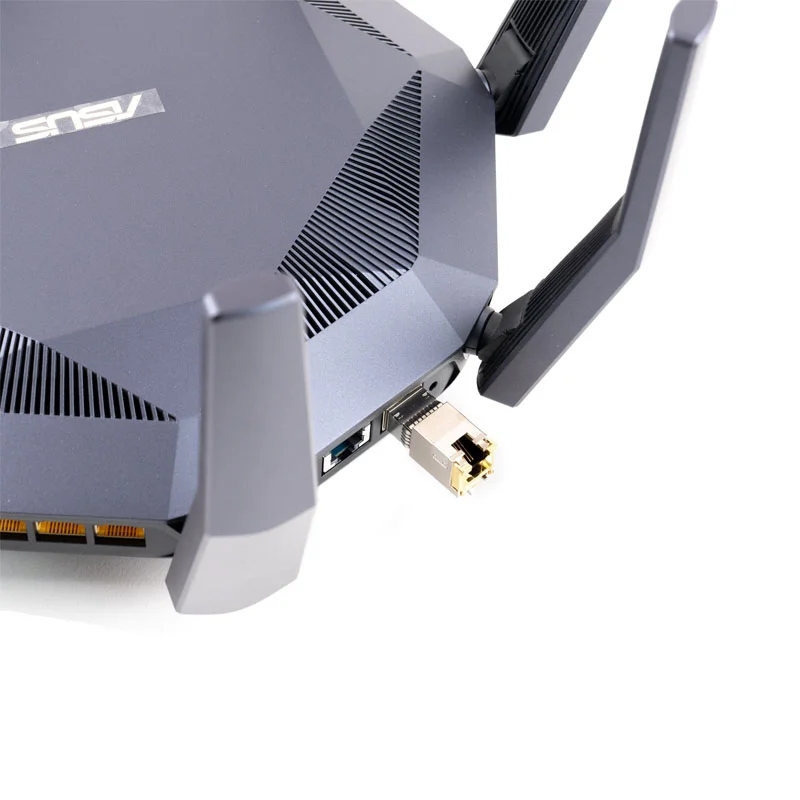 ASUS AX89X 12-stream AX6000 Dual Band WiFi 6 (802.11ax) Router mendukung MU-MIMO dan Teknologi OFDMA