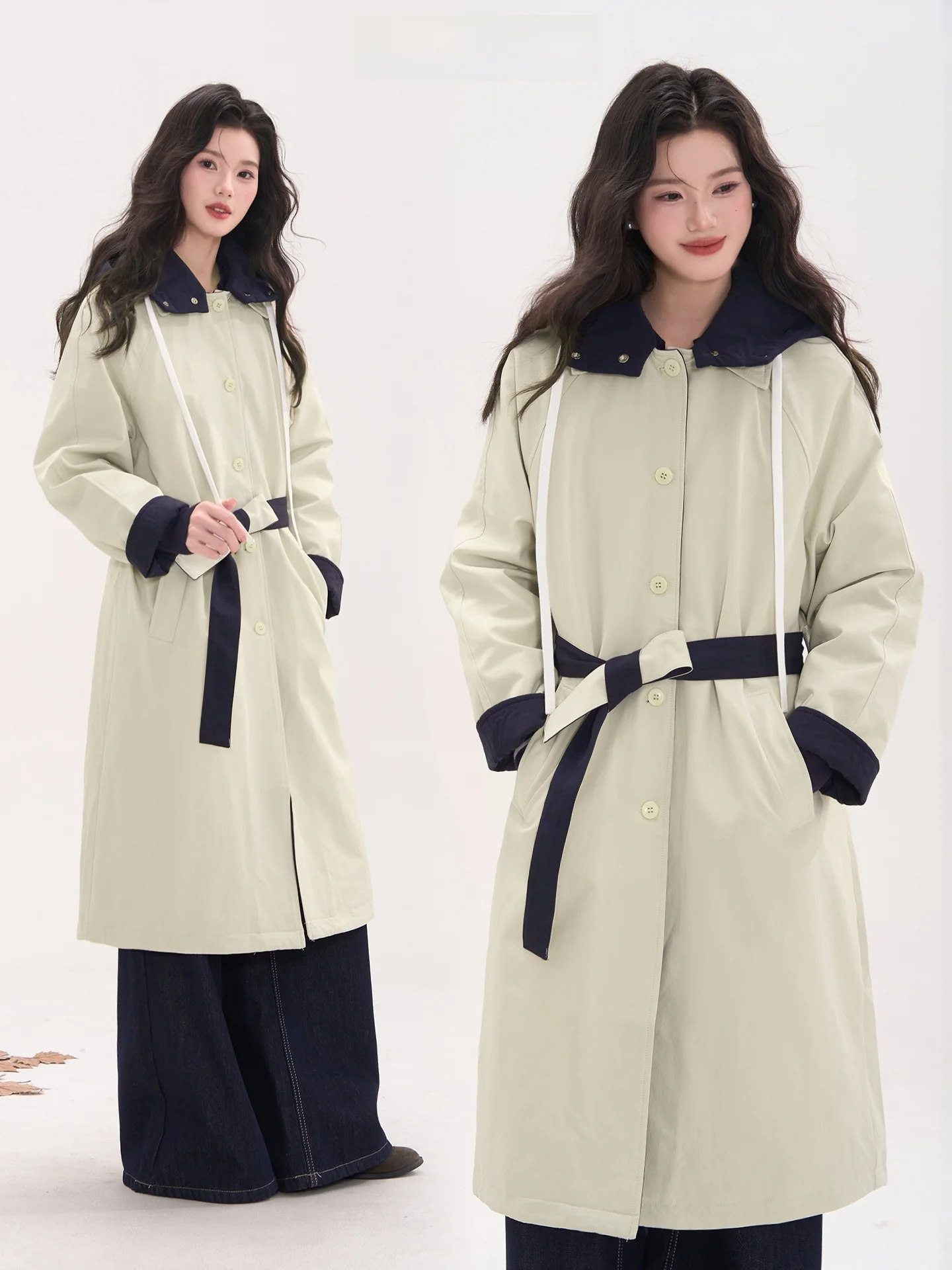 

Утепленная женская зимняя куртка с капюшоном, несъемная, с длинными рукавами, для повседневной носки, из полиэфирного волокна, однотонная