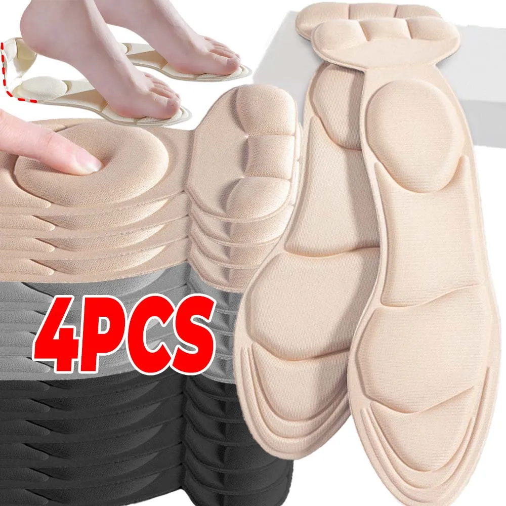 Memory Foam Einlegesohlen Frauen High-Heel Schuhe Einlegesohlen Anti-Rutsch Cutable Einlegesohle Komfort Atmungsaktive Massage Schuh Pads Ferse Schutz