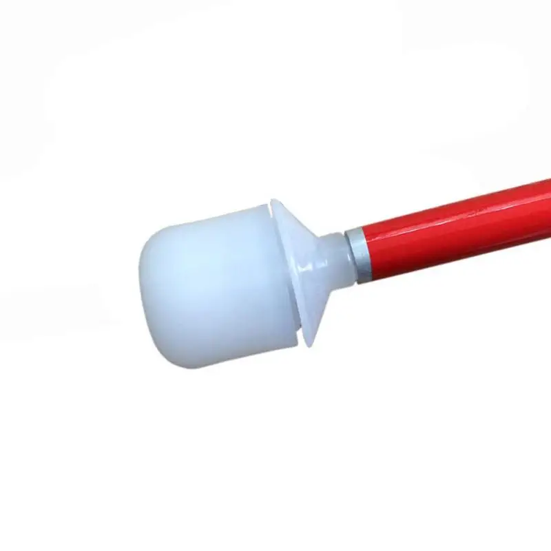 Aluminum Blind Cane with Rolling Tip Portable Blind Walk Canes Crutch for Outdoor Sticks with Reflective Design