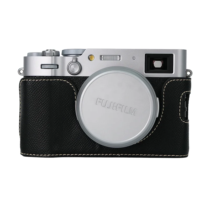 Palm Line PU Leather Camera Half Case Compatible with Fujifilm X100VI