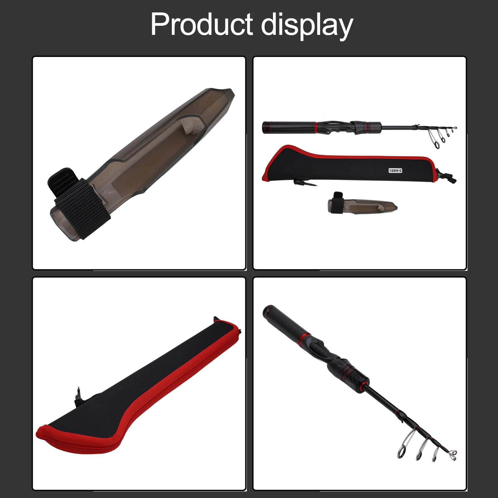 

Легкая и компактная удочка, складной крючок для легкой приманки, подвесной прозрачный сигнал для эффективной рыбалки