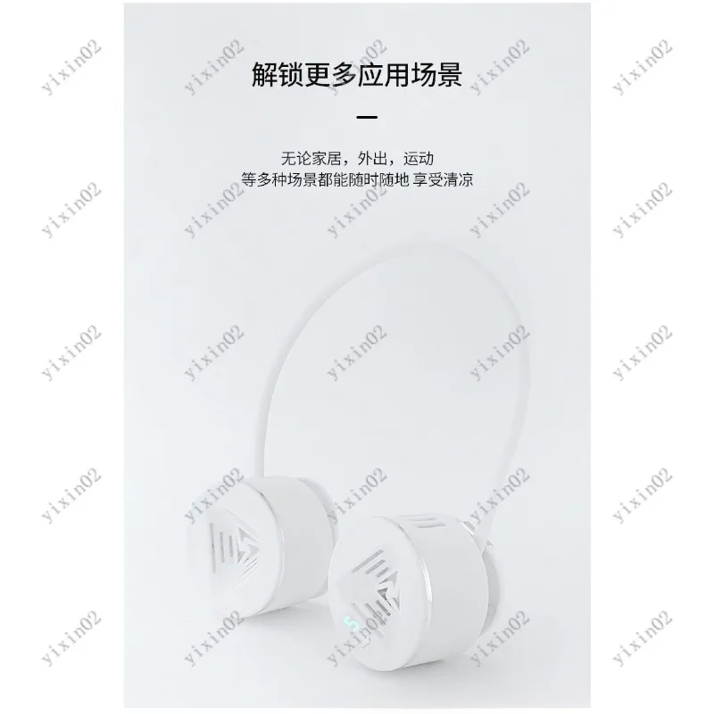 

New USB Neck Fan Portable Foldable Turbine Fan Personal Cooling Fan for Outdoor