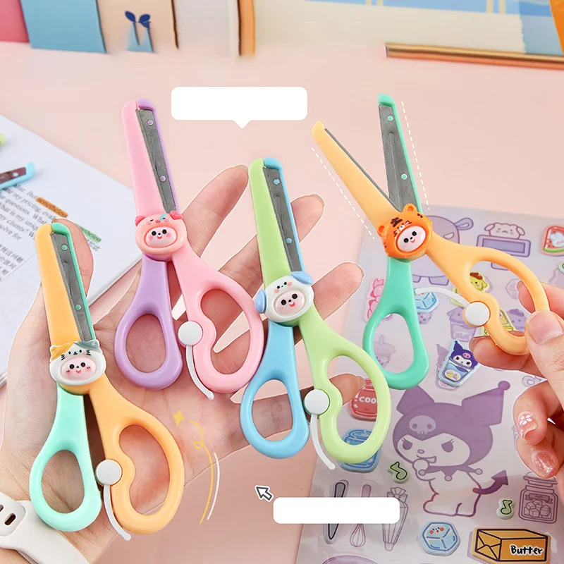 Cute Scissors Metal Kids Safety Scissors Animal Scissors Handmade For Home Craft Projects School