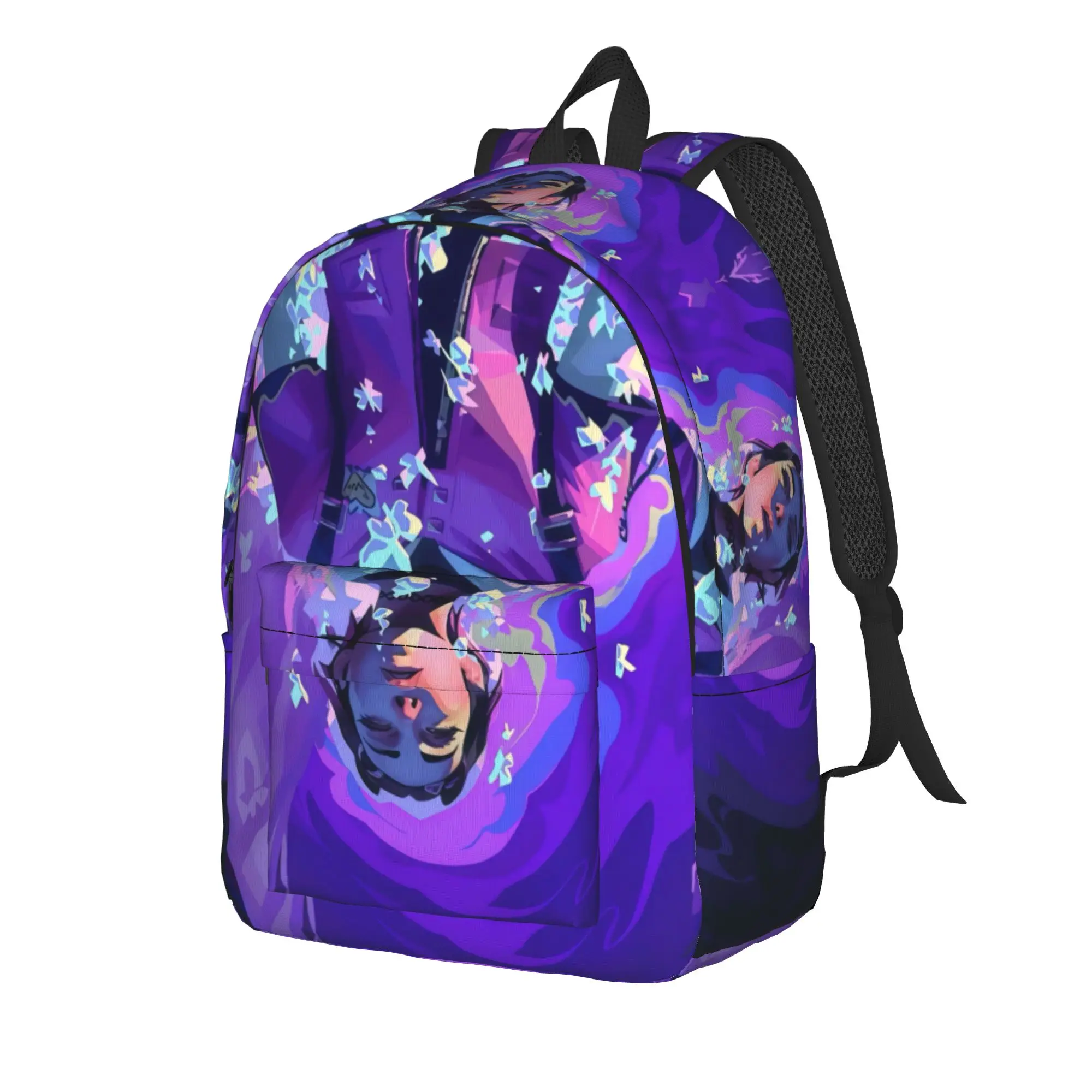 Killjoy Backpack V-Valorant Travel Backpacks Boy Girl Designer Soft High School Bags Streetwear Rucksack
