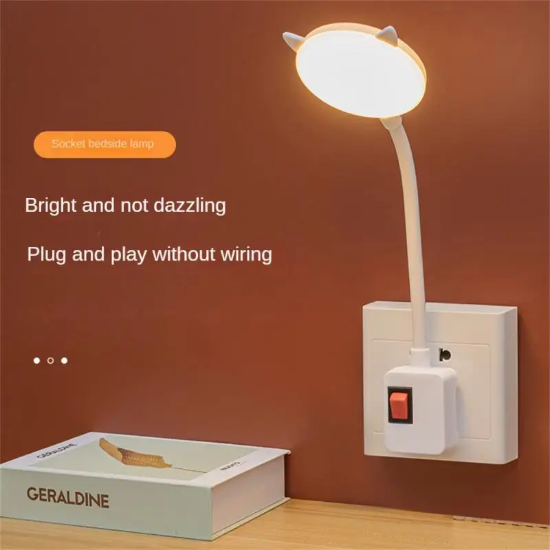 Usb Reading Lamp Eye Protection Warm Light/white Light Lighting Tool Table Lamp Saving Energy Button Switch Household Tools Led