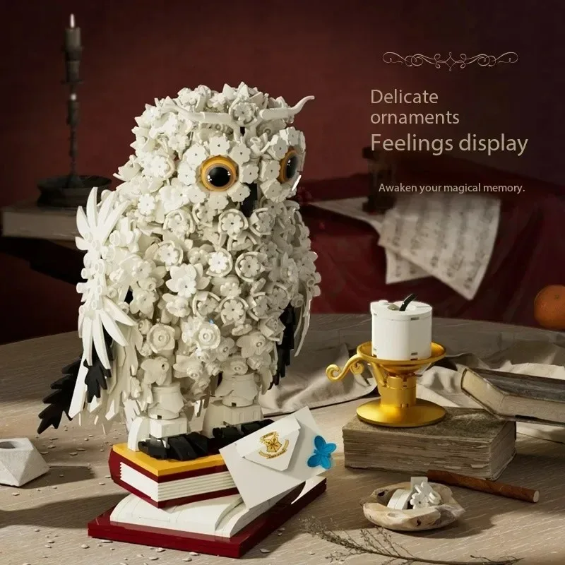 ชุดตัวต่อรูปนกฮูกใหม่ 1239 ชิ้น - ของขวัญคริสต์มาส วันวาเลนไทน์ วันเกิด - ตัวต่อรูปนกฮูกสร้างสรรค์ - ของตกแต่งโต๊ะทำงาน