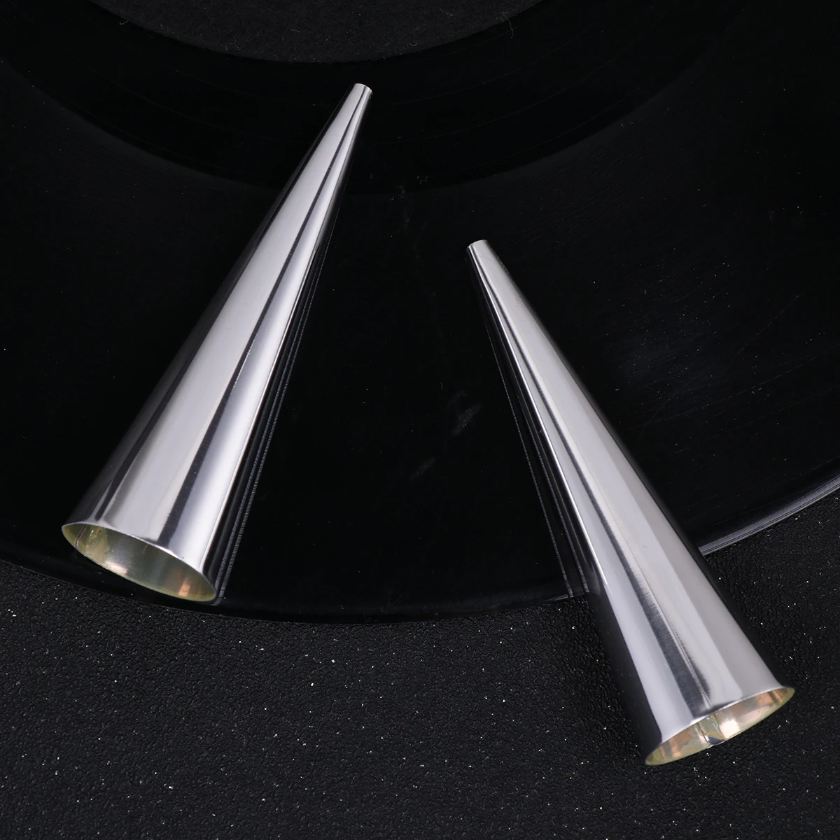 

9pcs Stainless Steel Baking Mold Conical Croissant Bread Making Tool Home Bakery Reusable Non-Rust Easy Clean Compact Storage