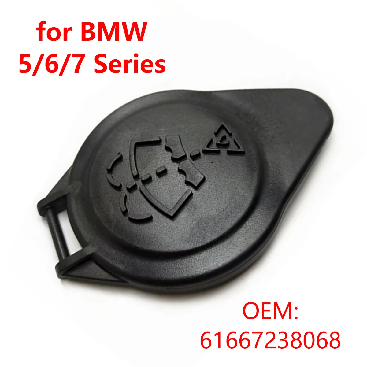 61667238068 Car Windshield Wiper Washer Fluid Reservoir Tank Bottle Cap Cover for BMW 5/6/7 Series F01 F02 F03 F04 F06 F10 F11