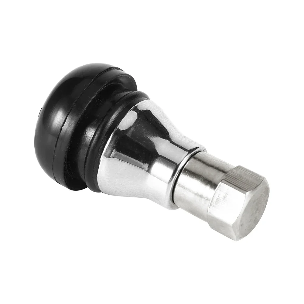 صمامات إطارات نحاسية كروم للسيارات والدراجات النارية ، صمام عجلات بدون أنبوبي ، TR412 AC, 1 طاءات
