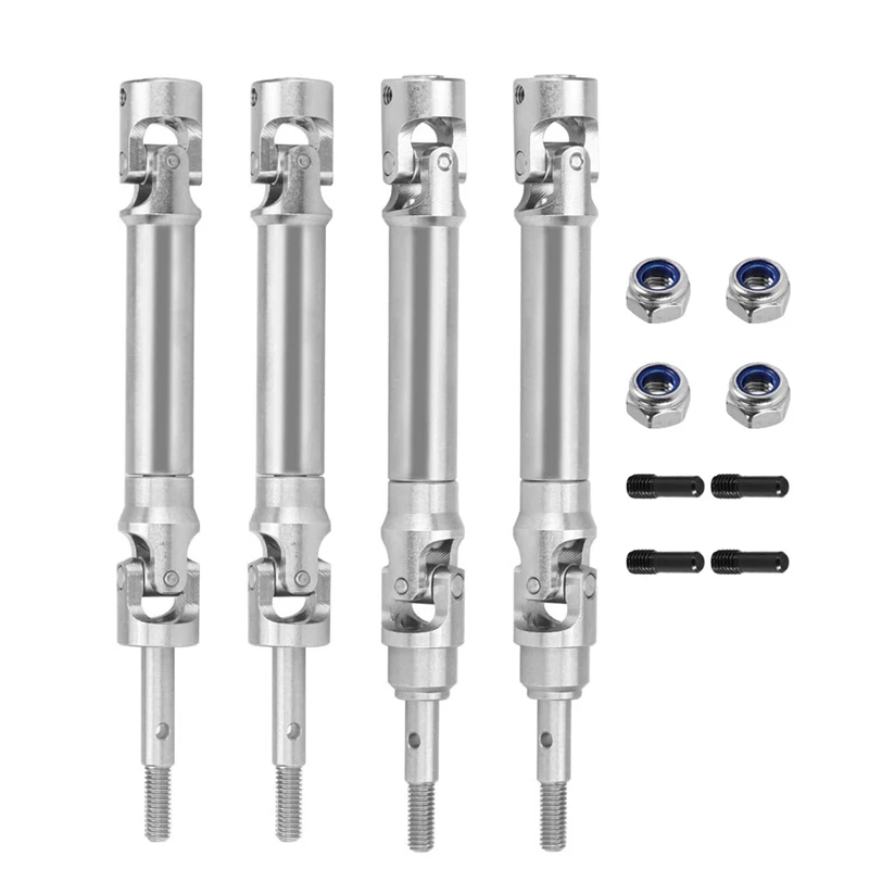 For Traxxas 1/10 Slash4x4 Stampede Slash2wd Stainless Steel Drive Shaft With Coupler Replacement Accessories