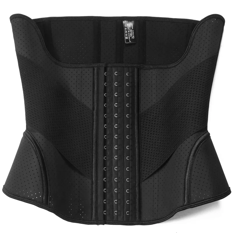 Hourglass Waist Trainer Latex Corset 15 Steel Bones Waist Cincher for Flat Belly Tummy Control Shapewear Fajas Colombianas Girdl