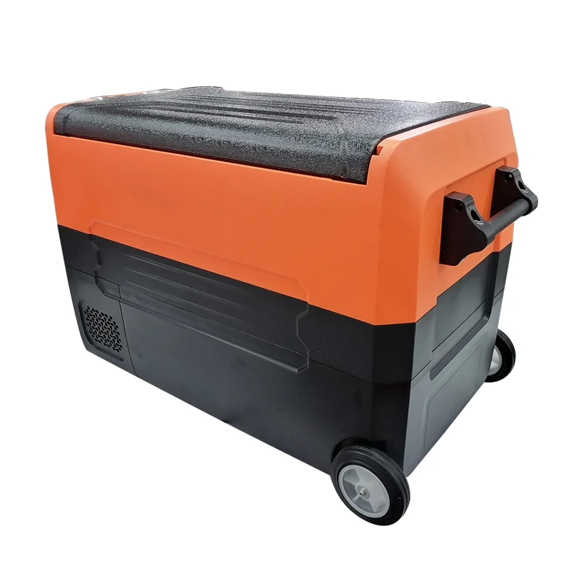 

Hot selling compressor car fridge portable refrigerator for travel/camping/picnic/yacht/boat 50L dc 12v/24v mini freezer