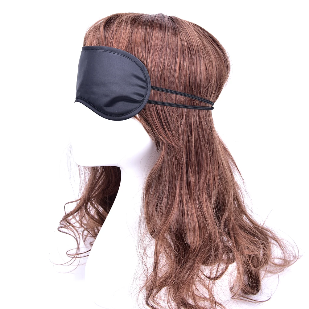 10pcs/lot Sleep Black Eye Cover Travel Sleeping Eye Mask Shade Blindfold Eye Patch Night Economic Gift