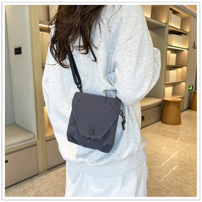 1 Stück Tragbare Umhängetasche Unisex Wasserdichte Nylon-Umhängetasche Lässige Handytasche für Reisen – Detail 10