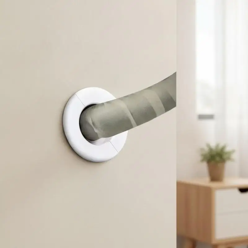 Air Conditioning Pipe Hole Cover Heat Resistant Decorative Wall Cable Entry Grommet for Commercial Residential Renovation Hardw