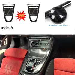 For Mercedes E Class W213 C238 A238 2016-2023 Car Gear Panel Gear Box Protective Film Car Interior Sticker Car Accessories