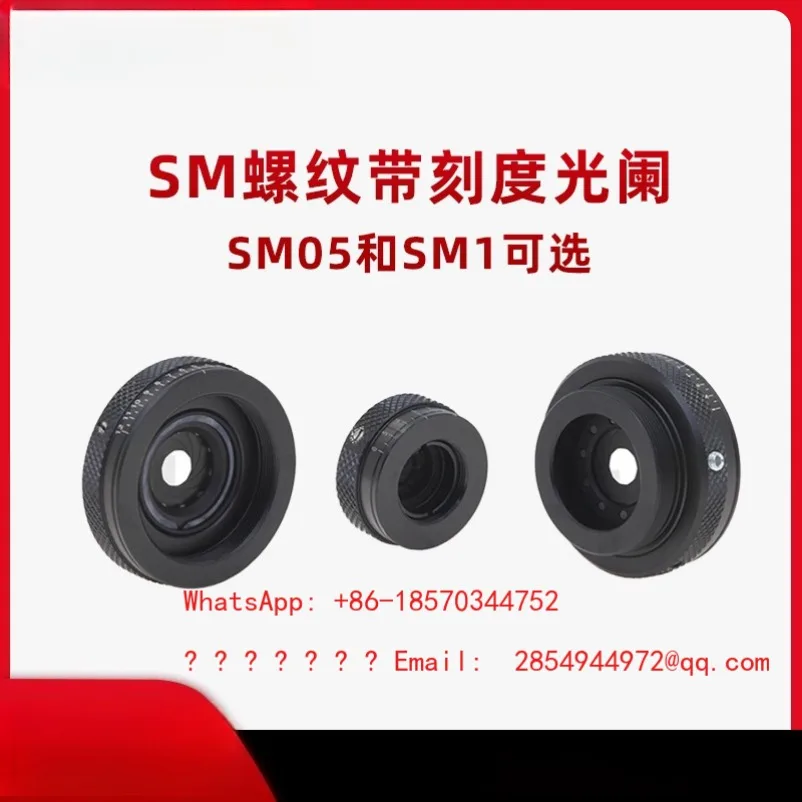 Variable Diaphragm with SM05/SM1 Thread with Scale