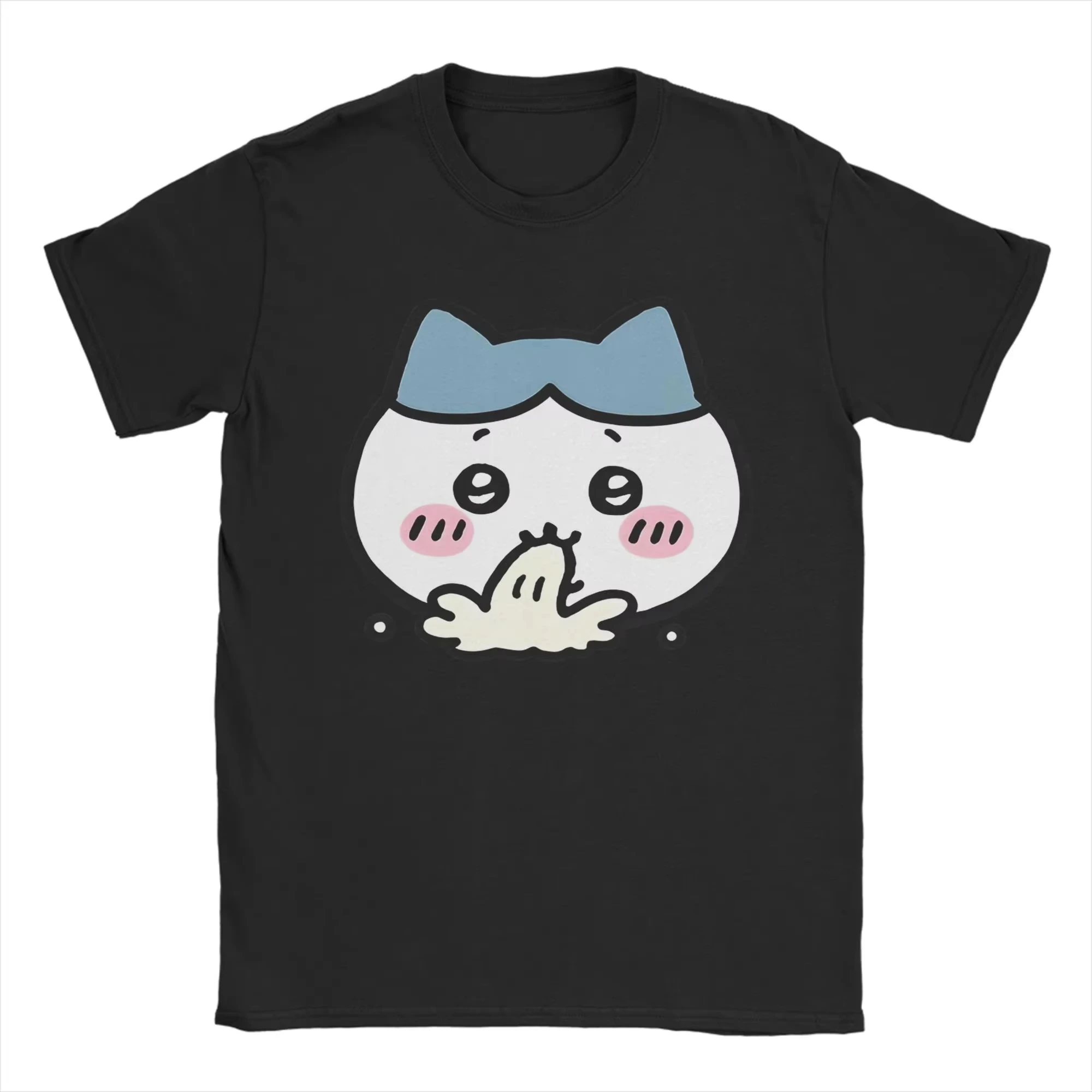 Chiikawa Hachiware Graphic Tee Unisex Crewneck Short Sleeve Kawaii Anime Casual Unique Streetwear Fashion Tops