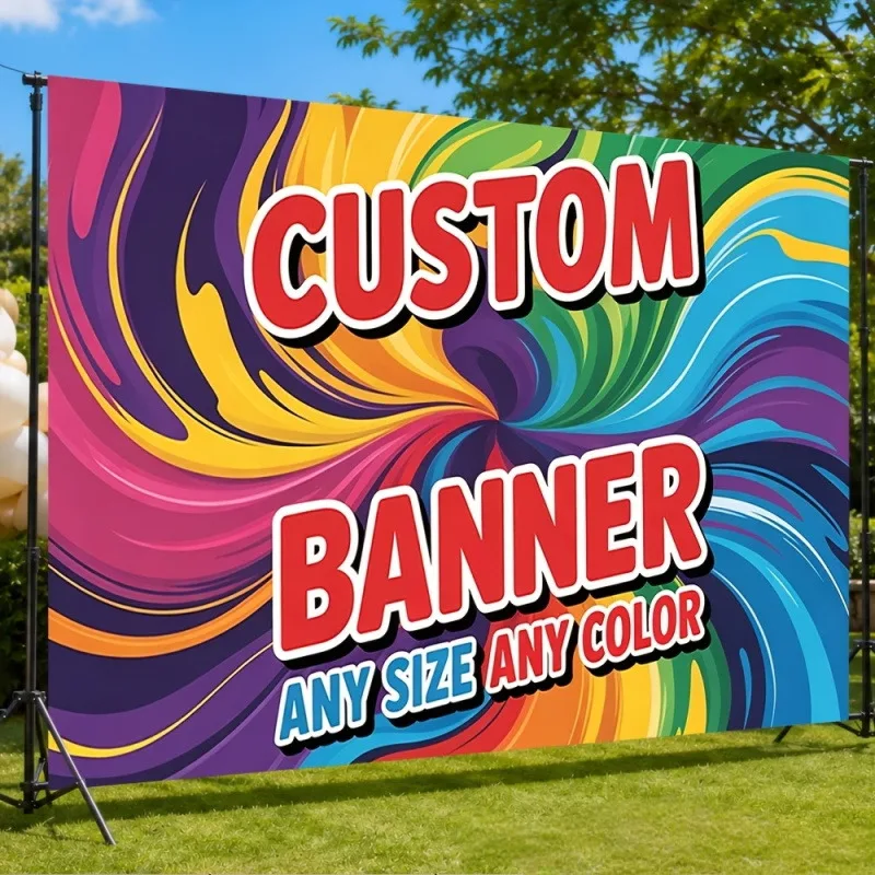 Custom Advertising Banner Showcase Delicate Holiday Elements Occasions Capture Brand Market Influence For Advertising Promotion