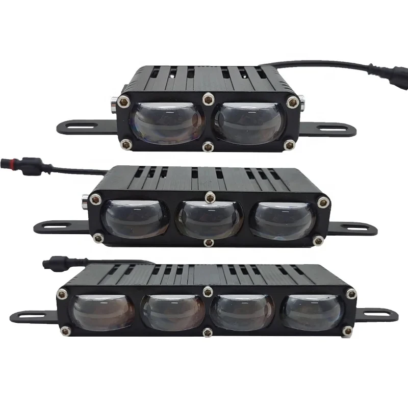 1Pcs High Power With Fan Car Spotlights Led Grille Fog Work Light External Auxiliary Lights Off-Road Vehicle SUV Truck
