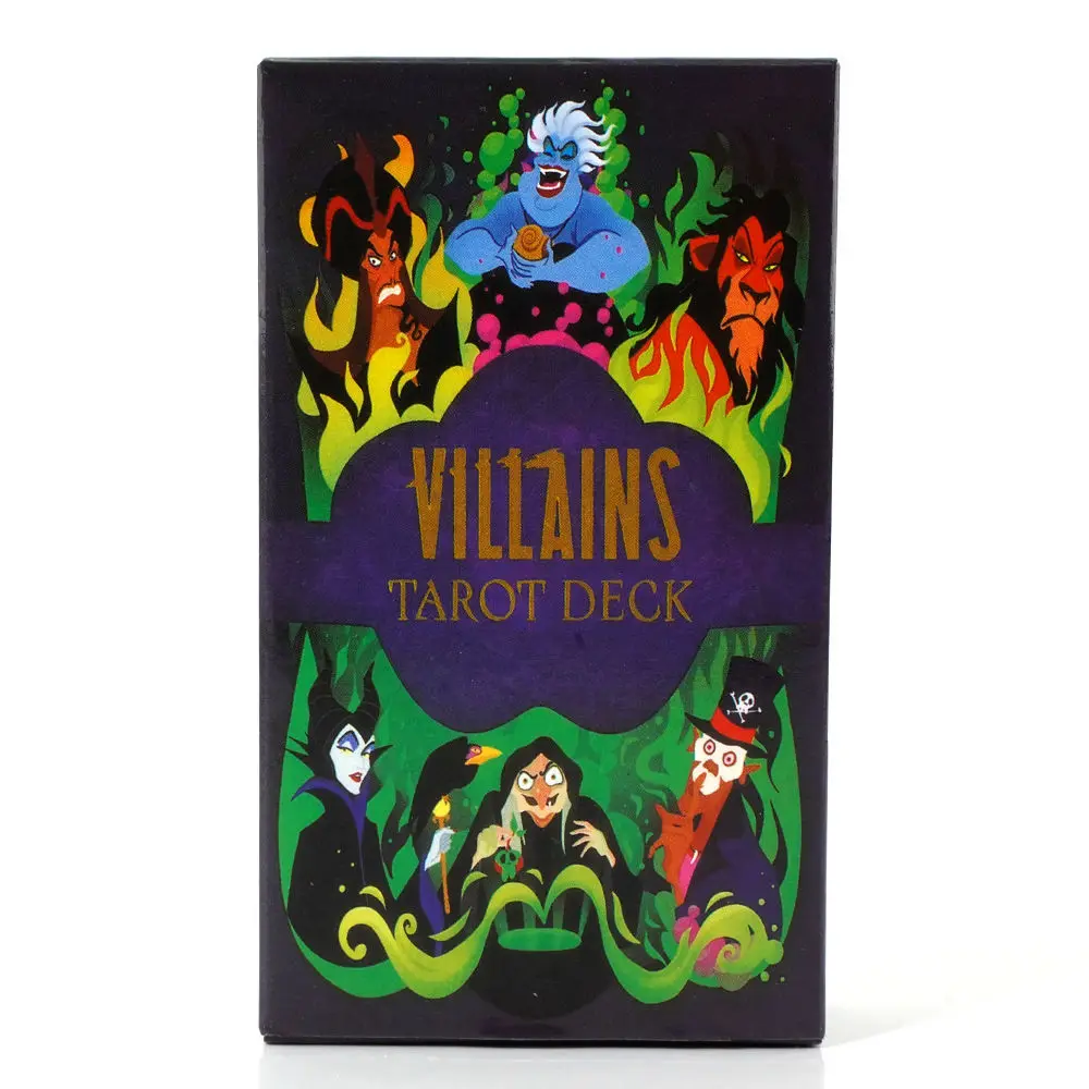 The Villians Tarot Cards Deck Christmas Oracle Deck English Visions Divination Edition Borad Playing Games Party Astrology Cards