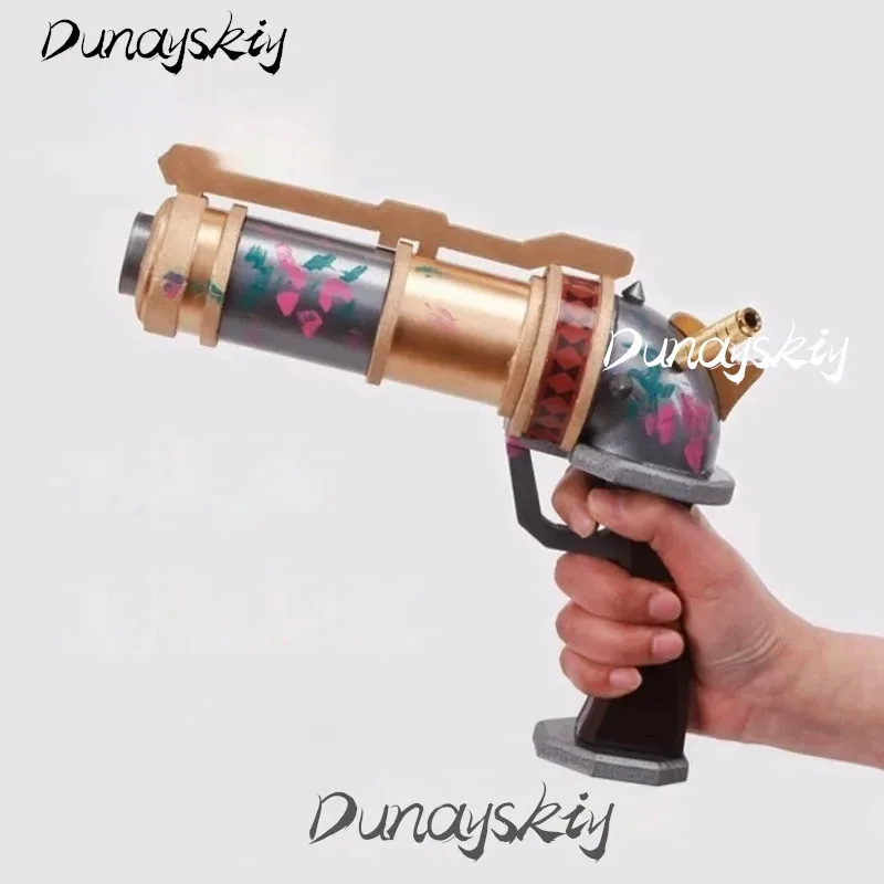 

DY20LOL League of Legends 2 Arcane Jinx Zap Zap Blaster Games Cosplay Costume Party Props Accessories Fake Gun Blue Wig Costumiz