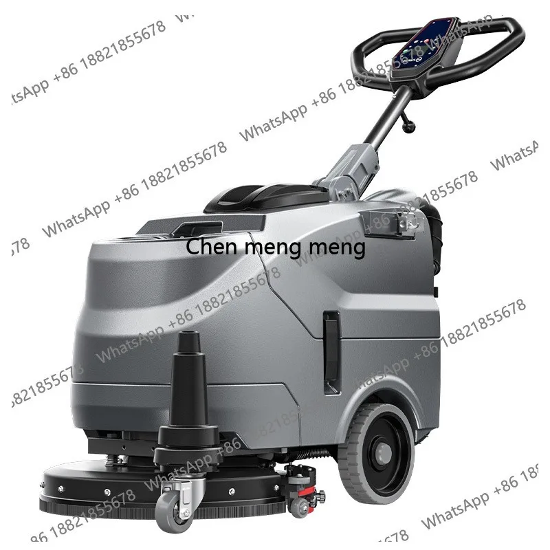 

Commercial washing machine, small hand-pushed wireless washing and suction machine