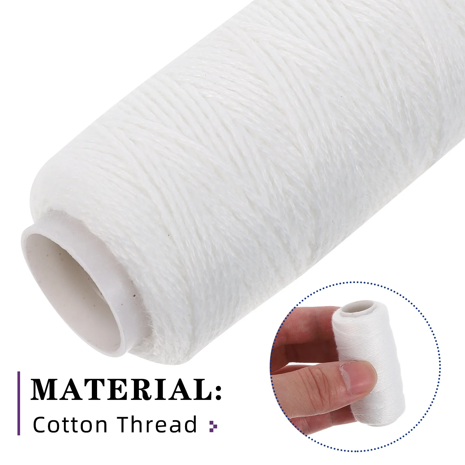 Fil à enfiler en coton pour le visage, outil d'épilation du visage, fil à enfiler des sourcils, épilateur pour peau lisse, élimine l'excès de cheveux, 6 pièces