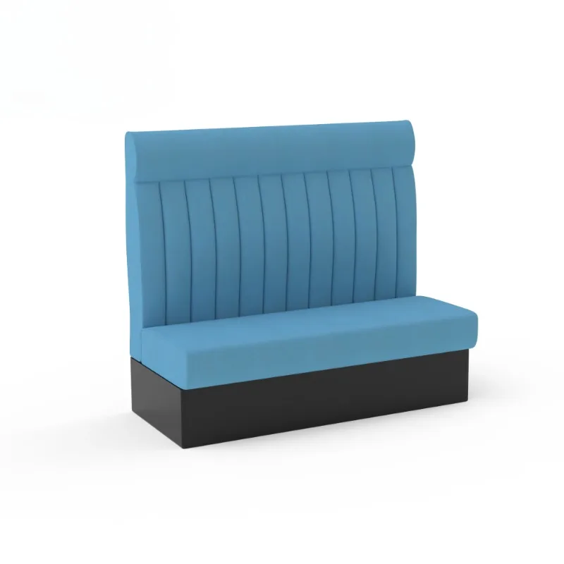 

blue leather sofa