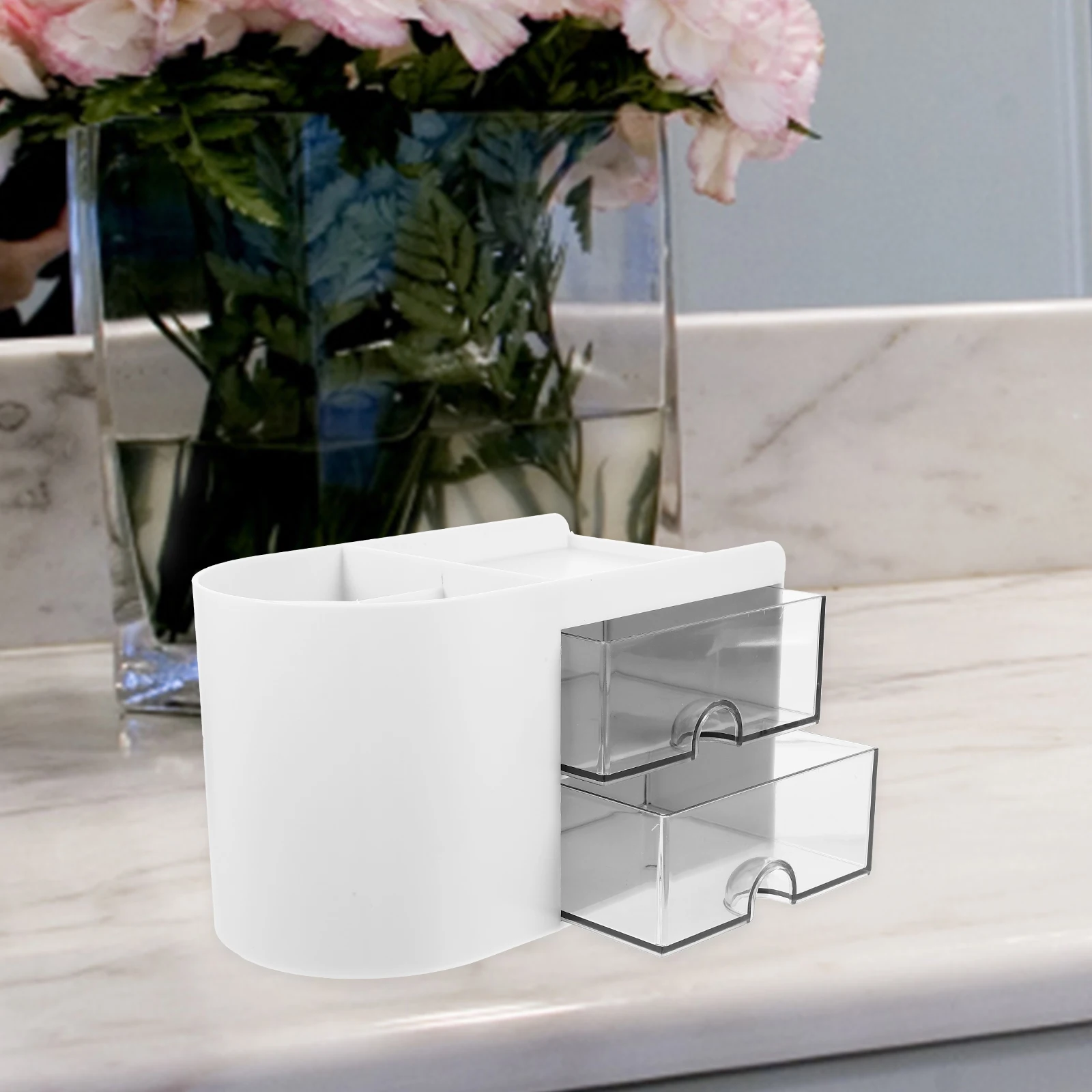 

Pen Organizer Box Multi-Functional Desktop Storage Rack For School Office Stationery Holder Compartment Desk Organizer